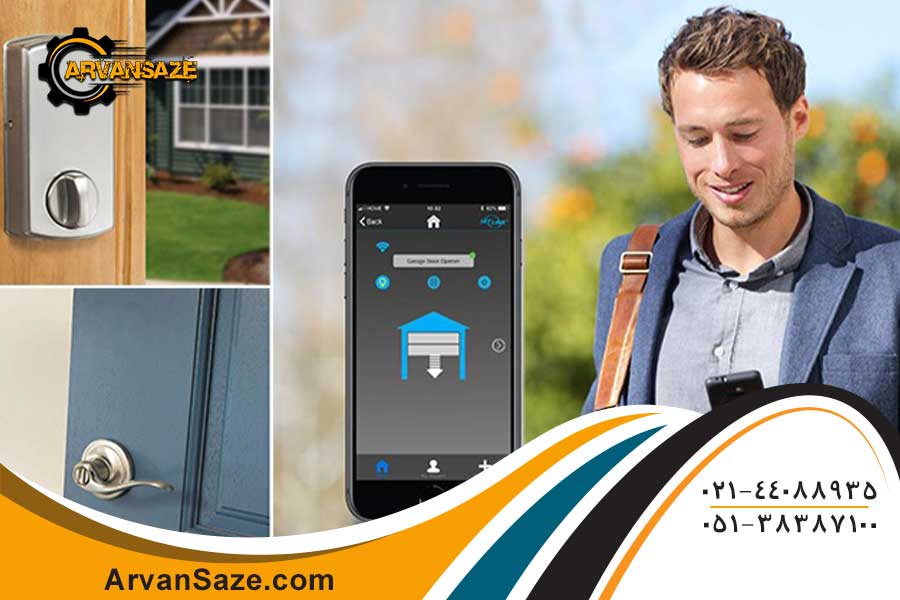 کنترل ورود و خروج و باز و بسته کردن درب گاراژ توسط گوشی